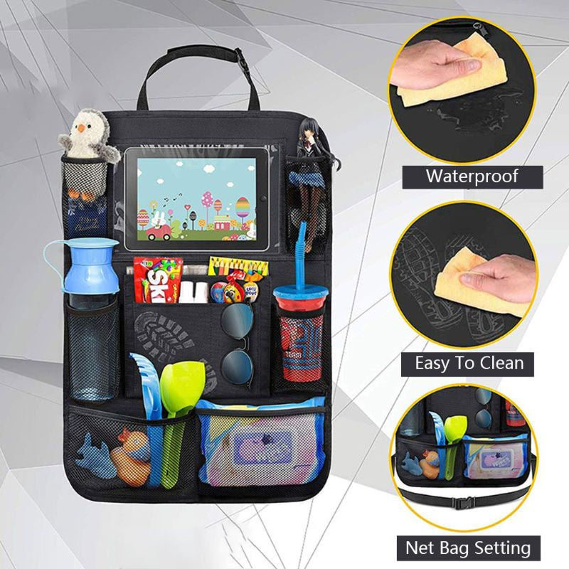 Ultimate Car Seat Back Pocket Storage Bag - Organize Your Essentials!