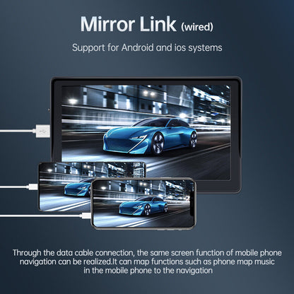 7-Inch Wireless CarPlay Smart Screen - Portable MP5 Navigation & Reversing Player for Your Vehicle