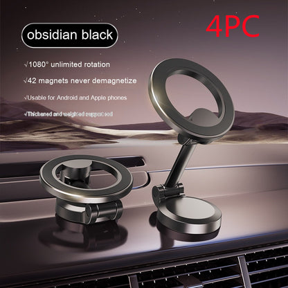 Ultimate All-Metal Magnetic Car Phone Mount - Strongest Foldable Dashboard Holder for Your Phone