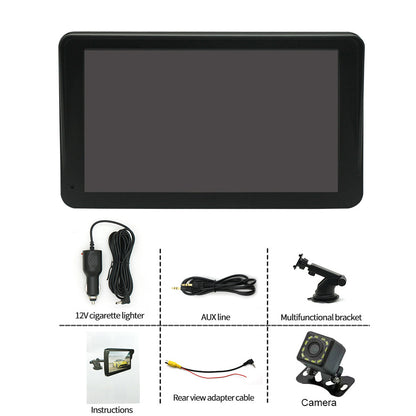 7-Inch Wireless CarPlay Smart Screen - Portable MP5 Navigation & Reversing Player for Your Vehicle