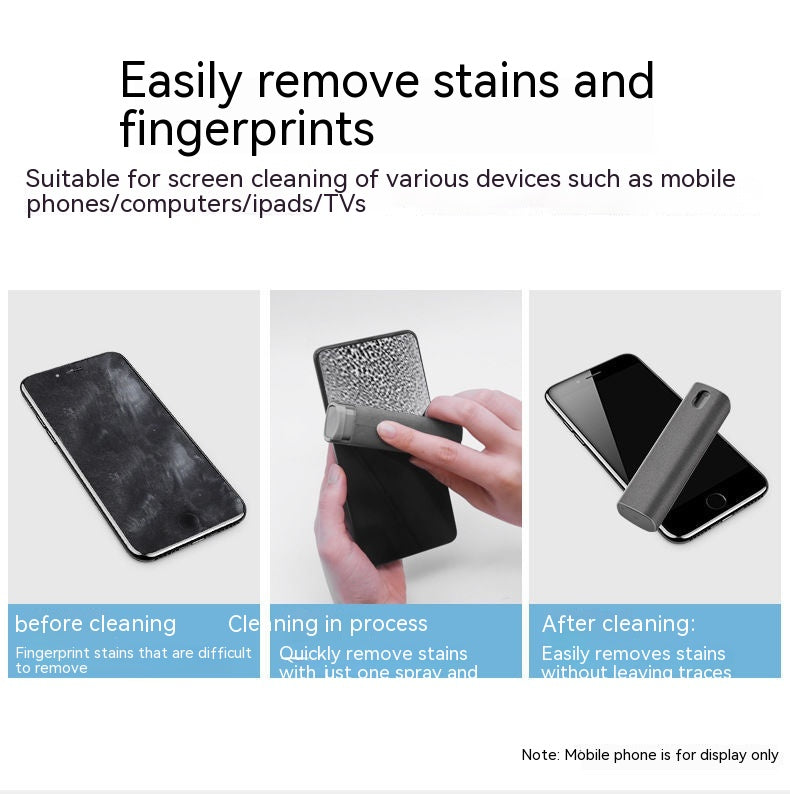 All-in-One Screen Cleaner Spray and Wipe Solution